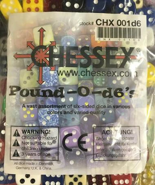 Chessex Pound -O- D6's