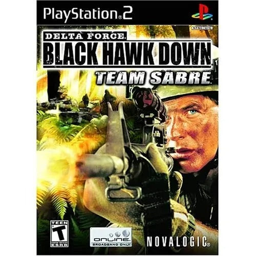 Delta Force Black Hawk Down Team Sabre PS2