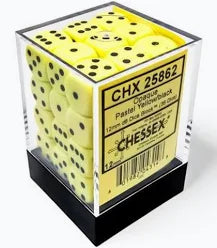 Chessex 12mm Opaque 36 Count D6 Block Pick Your Color