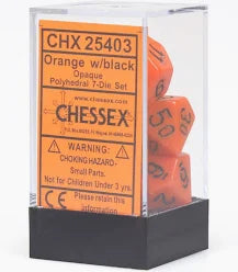 Chessex Standard Opaque 7-Dice Set