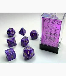 Chessex Standard Lustrous 7-Dice Set