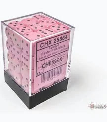 Chessex 12mm Opaque 36 Count D6 Block Pick Your Color