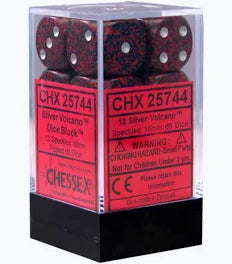 Chessex 16mm Speckled 12 Count D6 Dice Block - Pick Your Color