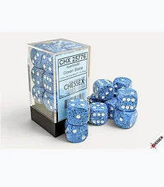 Chessex 16mm Speckled 12 Count D6 Dice Block - Pick Your Color