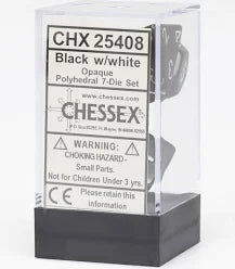 Chessex Standard Opaque 7-Dice Set