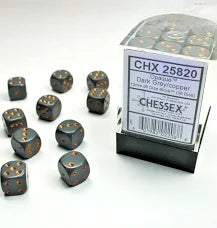 Chessex 12mm Opaque 36 Count D6 Block Pick Your Color