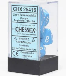 Chessex Standard Opaque 7-Dice Set