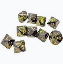 Chessex Set of d10 Dice Pick your Color