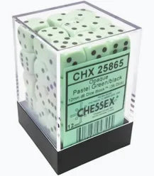 Chessex 12mm Opaque 36 Count D6 Block Pick Your Color