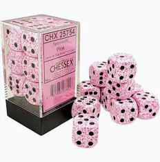 Chessex 16mm Speckled 12 Count D6 Dice Block - Pick Your Color