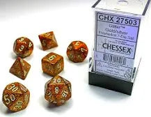 Chessex Standard Glitter 7-Dice Set