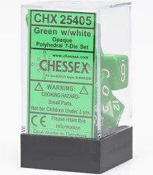 Chessex Standard Opaque 7-Dice Set