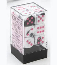 Chessex 16mm Gemini 12 Count D6 Dice Block - Pick Your Color