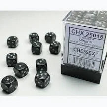 Chessex 12mm Speckled 36 Count D6 Block Pick Your Color