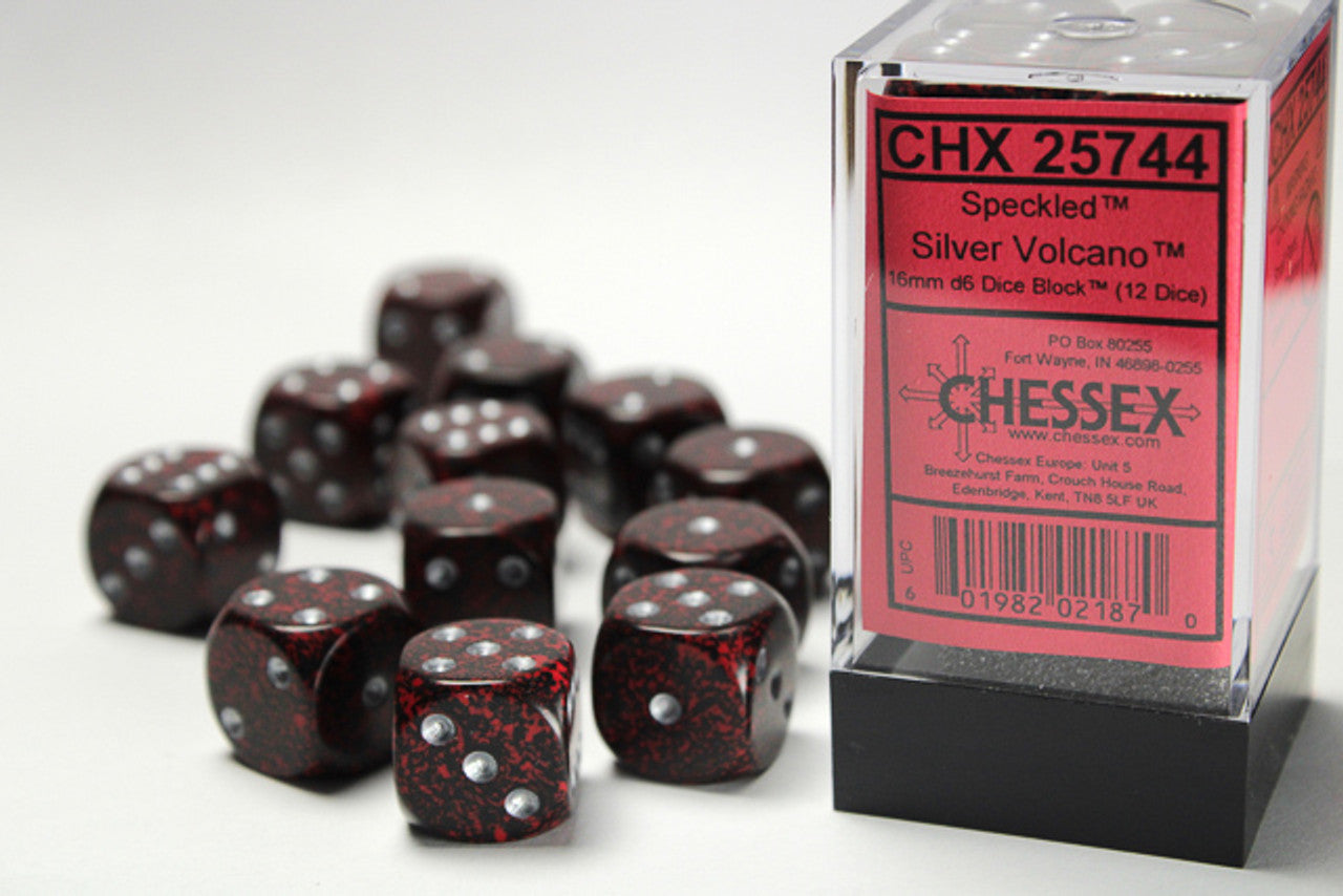 Chessex 16mm D6 Dice Block - Pick Your Color