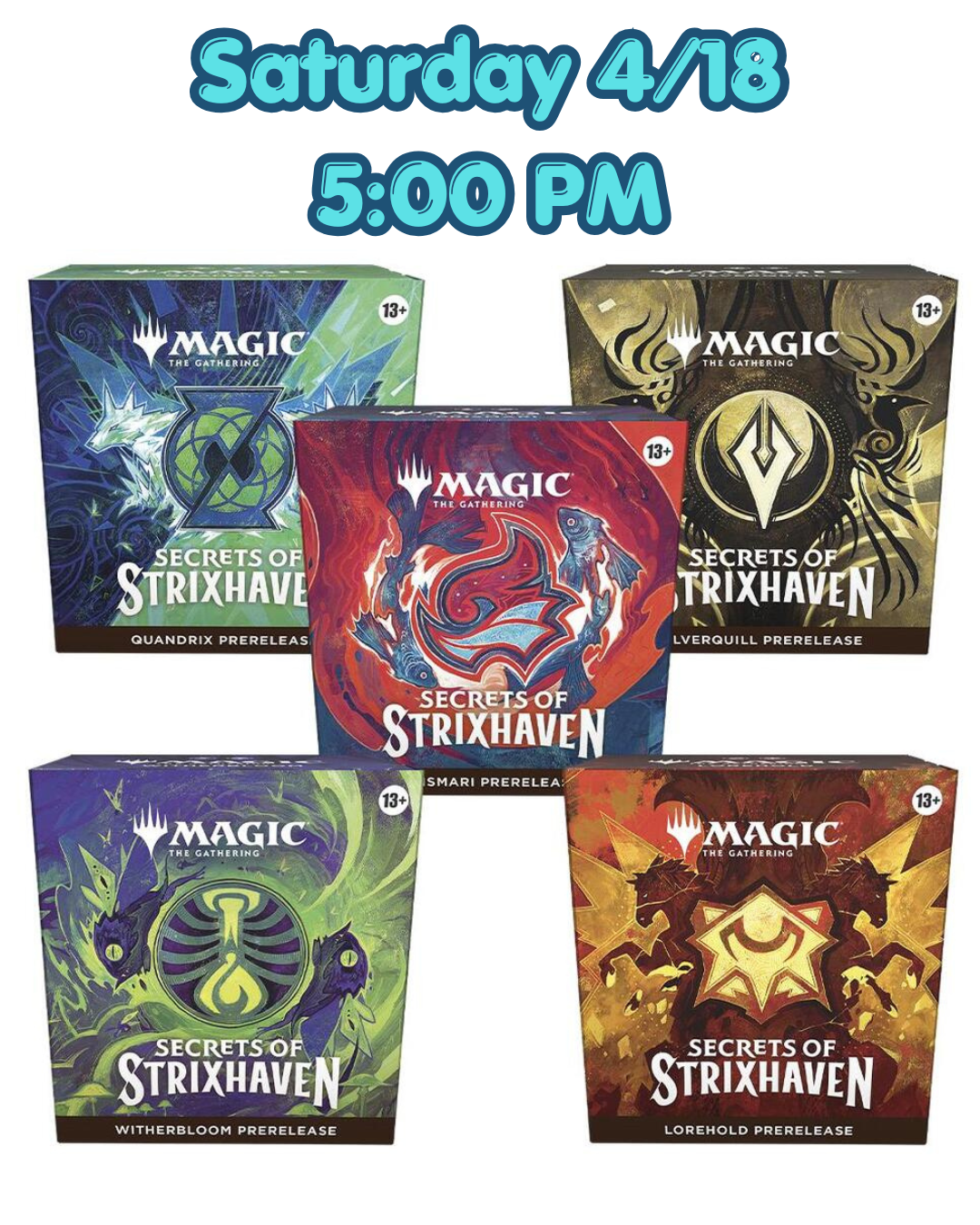 Strixhaven Pre-Release - Choose your Date/Time