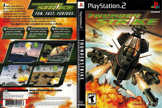 Thunderstrike Operation Phoenix PS2
