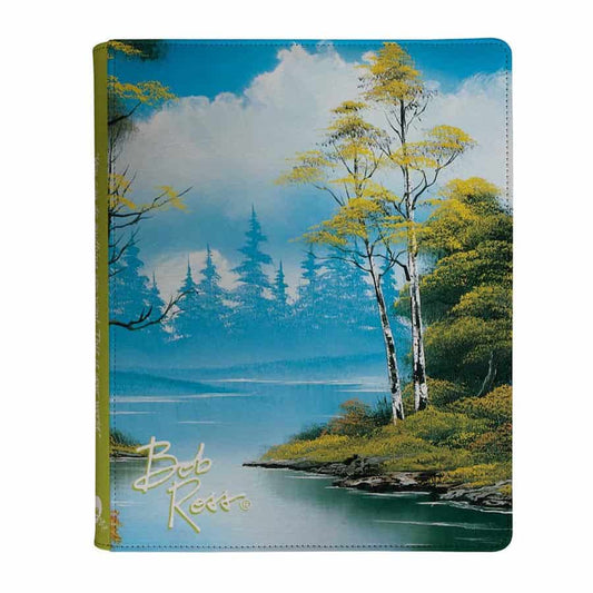 Ultra Pro Zippered PRO Binder 9-Pocket Bob Ross Collection Mighty Mountain Lake